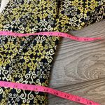 J. McLaughlin  denim style printed dress gold ornate sz S Photo 3