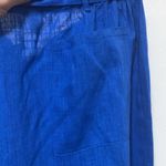 Ruby Rd . NWT Paradise Palms blue bird linen blend capri woman plus size 3X Photo 5