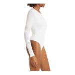 ATM Anthony Thomas Melillo Long Sleeve Bodysuit White XL Photo 1