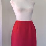 XOXO Solid Red A-Line Mini Skirt Photo 1
