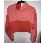 Urban Outfitters  OUT FROM UNDER Quarter Zip Cropped Sweatshirt Medium / M Orange Photo 5