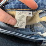 Rag and Bone  Blue Skinny Jeans with Distressed Details Photo 9