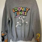 Looney Tunes Bugs Bunny, Tweety, Daffy Duck Sweatshirt size Small Juniors 3-5 Photo 0