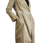 Sandrine Philippe Paneled Zip Waist Overcoat Photo 1