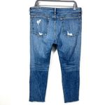 Rag and Bone Dre Low-Rise Boyfriend Marie Womens 32 Denim Blue Distressed Raw Hem Photo 3