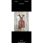 Floral denim overall dress Pink Size M Photo 11