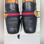 Gucci  Peyton GG Pearl Loafer Pumps EU 35 1/2 US 5.5 Black Leather Block Heel. Photo 2