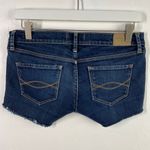 Abercrombie & Fitch  Blue Dark Wash Custom Hem Shorts 2 Photo 3