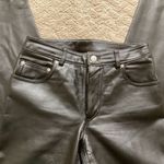 Newport News VINTAGE BLACK LEATHER LINED DRESS PANTS by LADIES SIZE 4 Photo 0
