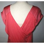 Victoria's Secret New Womens Cross Back Top Medium Red Orange Modal Soft SS Photo 4