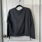 ZARA  aztec southwestern fringe boho hippie gray sweatshirt size small‎ Photo 2