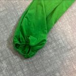 SheIn Green Bodycon Dress with Bishop Sleeves and V-Neck Photo 3