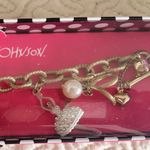 Betsey Johnson Ballerina Bracelet Hearts, Bow + Photo 1
