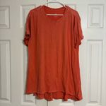Free People Movement Pink / Orange Oversized T Shirt Size M Photo 2