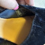 Soludos  Heels Anthropologie Heels 9.5 Black The Colette Pump Velvet Wooden Block Photo 9