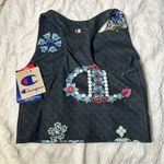 Champion Size S jewel bling NWT Gray Black Tank Top Athletic Sports Bra yoga Photo 3