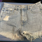 H&M Divided Denim Distressed Women Shorts size 10 Photo 0