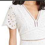 Abercrombie & Fitch Abercrombie And Fitch V-Neck Short Sleeve White Eyelet Romper XL Photo 1