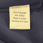 Standards & Practices Floral Navy Dress With Long Sheer Sleeves Tie at wrist Size 2X Photo 10