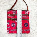 Dooney & Bourke Washington Nationals MLB Red Nylon Crossbody Bag Purse Photo 6
