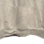 Gap Gray white embroidered front pouch Hoodie Photo 3
