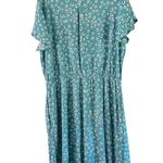 Market & Spruce Floral Dress V-Neck Short Sleeve Casual Dress 2X Photo 5