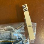 AGOLDE  Riley High Rise Straight Crop Jeans in Whiplash Distressed Size 27 Photo 6