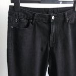 Cache Black Mid Rise Stretch Skinny Jeans Photo 3