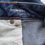 American Eagle Blue Stretch Tomgirl Button Fly Jeans Long Size 20 L Photo 11