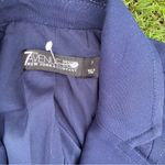 7th Ave NY Navy short sleeve Blazer Sz 2 jacket Blue Photo 1
