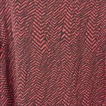 Yushi Jacket Size XL One Button Textured Long Sleeve Lagenlook Art To Wear Artsy Red Photo 6