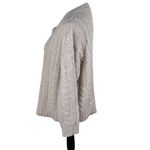 Madewell  Oversized Relaxed Fit Chunky Oatmeal Grandpa Cardigan Sweater Small Photo 6