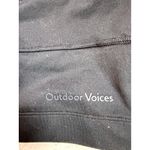 Outdoor Voices Outdoor Voices Medium Black Athena Crop Top Strappy Activewear Sports Bra Photo 1