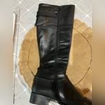 ALDO  Black Leather Knee-High Boots sz 7 Photo 6