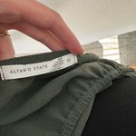Altar'd State  Olive Green Long Sleeve Crop Top Medium New Photo 9