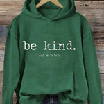 Bellement Be Kind Of A B%#CH Hoodie Green M NWT IN PACKAGING Size M Photo 0
