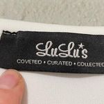 Lulus White Mesh Accents Sleeveless Fit & Flare Mini Dress Womens S Bridal Event Photo 9