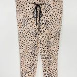 Camila Coelho  Collection Wren Linen Drawstring Pant Leopard Print Photo 0