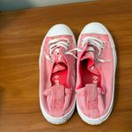 Converse  Chuck Taylor All Star Shorline Slip On Sneaker Pink White Elastic‎ W8 Photo 4