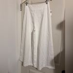 Maeve Anthropologie  $138 Wide Legged White Cropped Pants Resortwear Photo 5