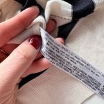 ZARA  Striped V Neck Cardigan Cream Black Long Sleeve Button Up Knit Women S Photo 5