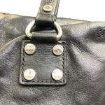 Michael Kors Real Black Leather Handbag, Silver Studs & Accents. EUC Photo 6