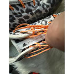 Adidas x Stella McCartney Women's Sneakers with Leopard Print Sole White Size 8 Photo 3
