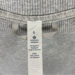 Lululemon Split Short Sleeve Stretch French Terry Heathered Light Grey Photo 4
