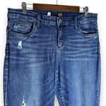 Kut From The Kloth Catherine Boyfriend Mid Rise Distressed Jeans Women's 10 Photo 3