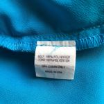 Vava by Joy Han Blue Cold Shoulder Top Pom Pom Trim Blouse Women's Size Small Photo 6