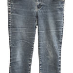 Bandolino Bandalino Womens Blue Denim Capri Jeans Embellished Pockets Size 8 Photo 0