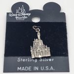 Disney NWT Walt World Sterling Silver Cinderella Castle Charm Photo 1