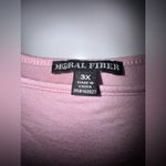 Women Knit‎ Crochet Trim Cold Shoulder Top pink 3X Size undefined Photo 2