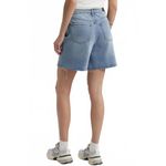 PTCL Neve Ripped High Waist Long Baggy Denim Shorts NWT Size 26 Blue Photo 8